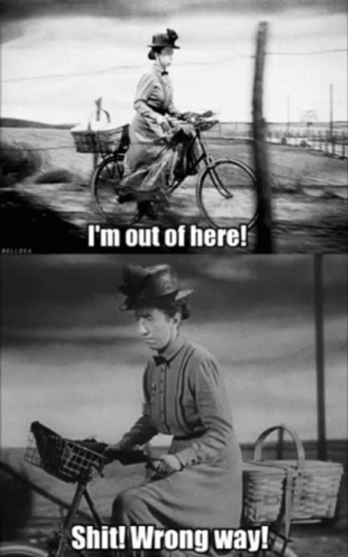 Wizard Of Oz Tornado Shit Wrong Way GIF