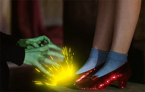 Wizard Of Oz Wicked Witch Ruby Shoes Magic GIF