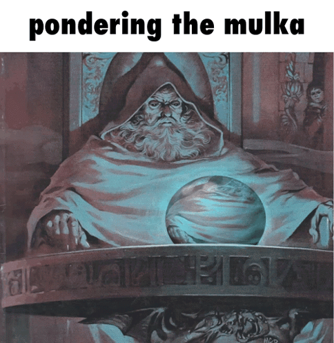 Wizard Pondering the Mulka