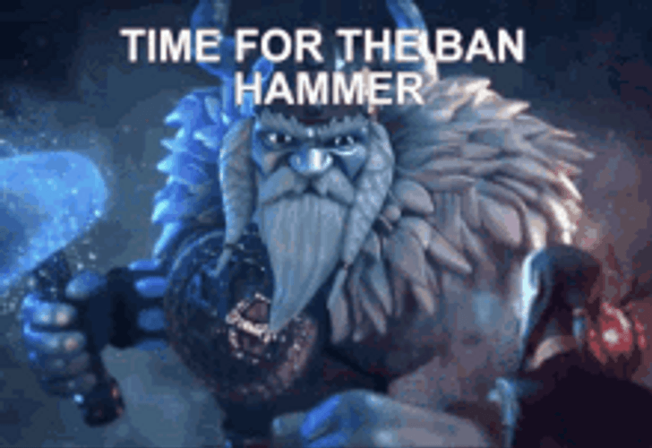 Wizard101 Icy Ban Hammer GIF