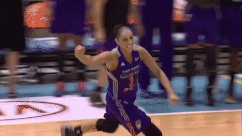 Wnba Diana Taurasi Happy Running GIF