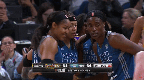 Wnba Group Hug Before The Game GIF