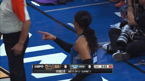 Wnba Maya Moore Satisfied Clapping GIF