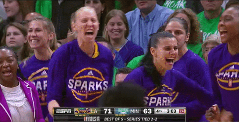 Wnba Sparks Loud Screams GIF