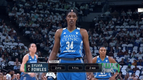 Wnba Sylvia Fowles Deep Breathing GIF