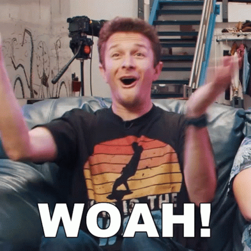 Guy Shocked Woah GIF
