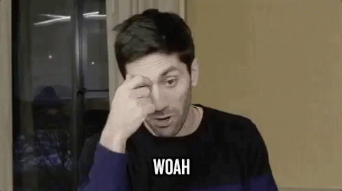 Guy Disappointed Woah GIF