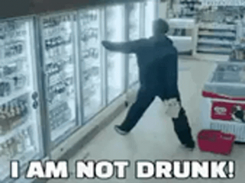 Wobbly Not Drunk Funny Meme GIF