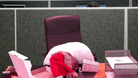 Woke Up The Next Day From Work Party GIF