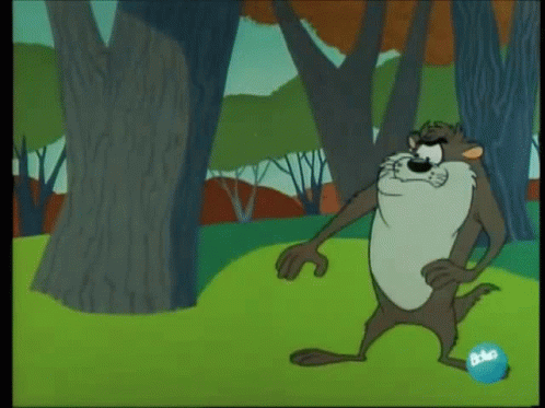 Wolf and Duck with Blue BBC Ball