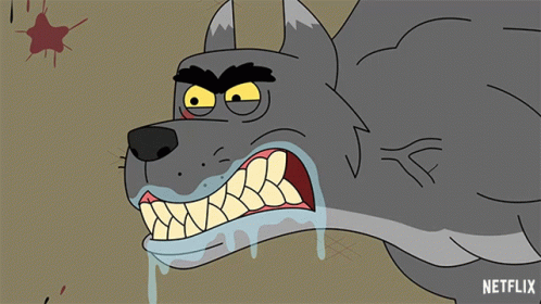 Wolf Cartoon With Netflix