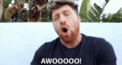 Wolf Howling Awooo Brennan Erickson GIF