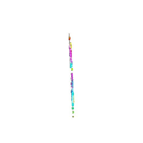 Wolf in Colorful Font