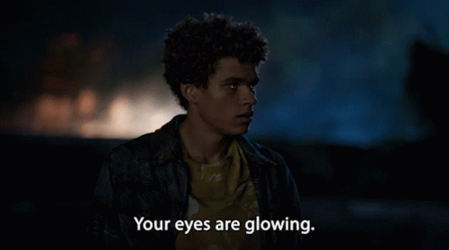 Wolf Pack Everett Eyes Are Glowing GIF