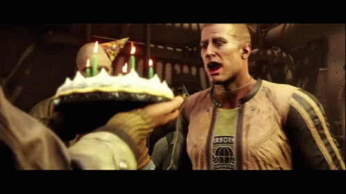 Wolfenstein Blowing Candle GIF