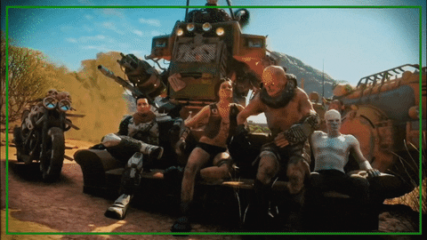 Wolfenstein Characters Pose GIF