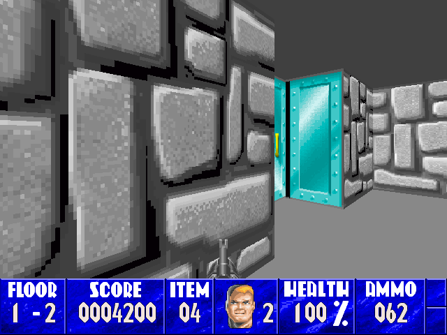 Wolfenstein Shooting Guards GIF