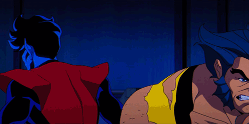 Wolverine And Nightcrawler Fighting GIF