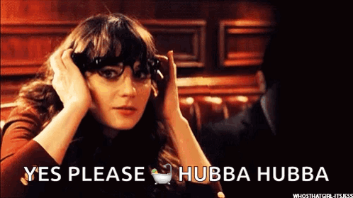 Woman Adjusting Glasses Yes Please Hubba Hubba