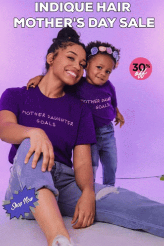 Woman and Child Matching Mother Daughter Goals Shirts
