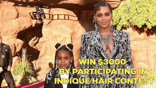 Woman and Girl on Red Carpet Win $3000