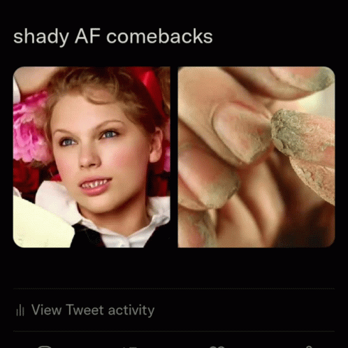 Woman and Hand with Shady AF Comebacks