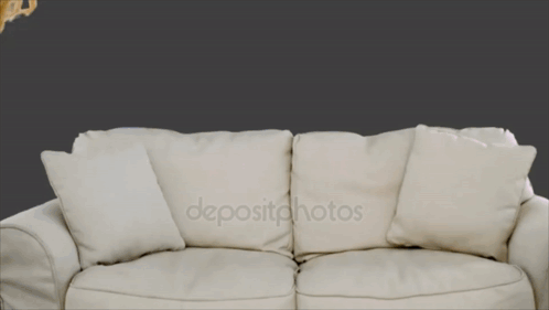 Woman And Little Girl Playing On Couch Depositphotos GIF