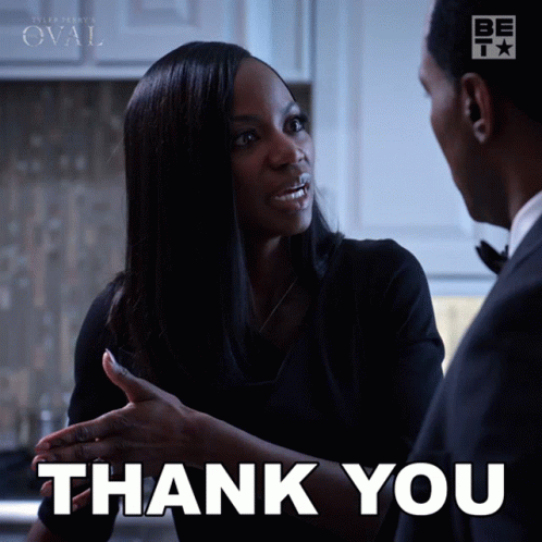 Woman And Man Saying Thank You GIF