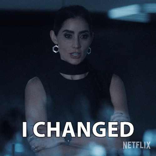Woman Arms Crossed Saying I Changed Netflix