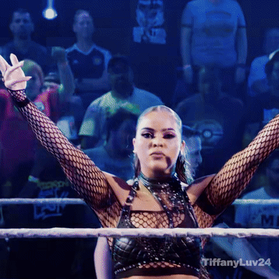Woman Arms Outstretched Boxing Ring tiffanyluv24