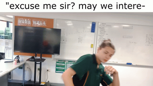 Woman Asking Excuse Me Sir