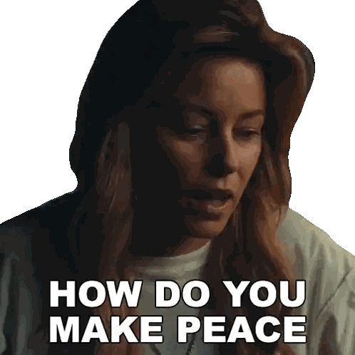 Woman Asking How To Make Peace