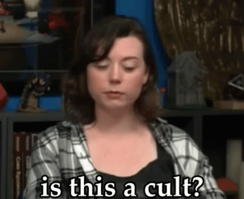 Woman Asking Is This a Cult