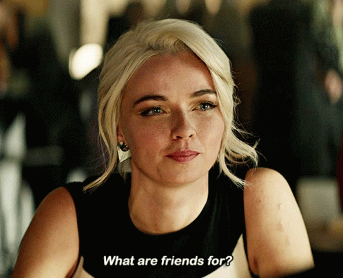 Woman Asking What Are Friends For