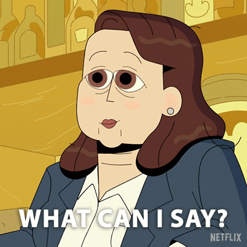 Woman Asking What Can I Say on Netflix
