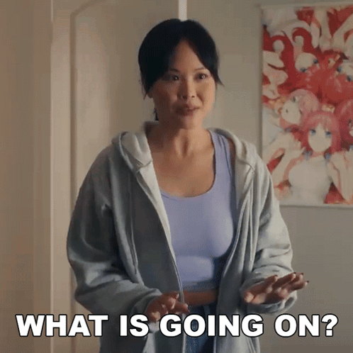 Woman Asking What's Going On