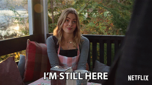 Woman At Desk Hand On Chin Saying Why Am I Still Here GIF