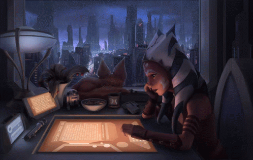 Woman at Desk With Sonic Boom Screen