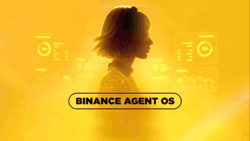 Woman at Microphone With #binanceagentos Sign