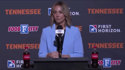 Woman At Podium Tennessee First Horizon Food City GIF