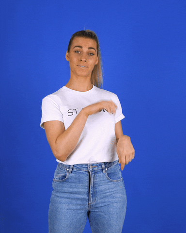 Woman Ba Dum Tss In Air GIF