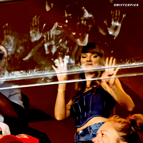 Woman Behind Glass Swifferpics