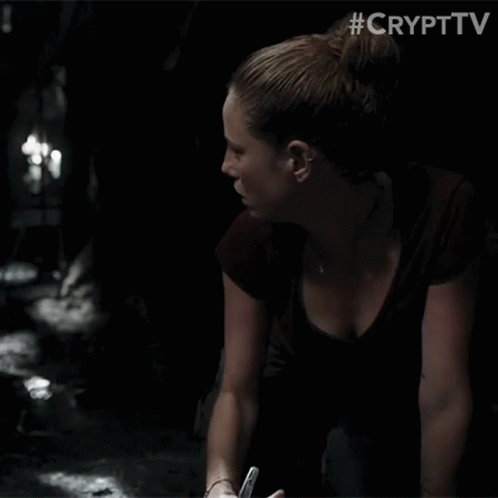 Woman Beside Crocodile Statue #crypttv