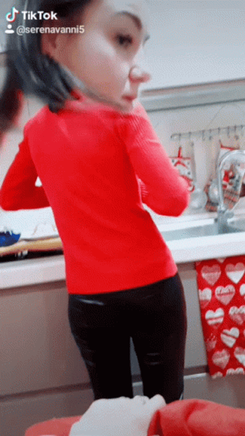 Woman Big Head Reaction GIF