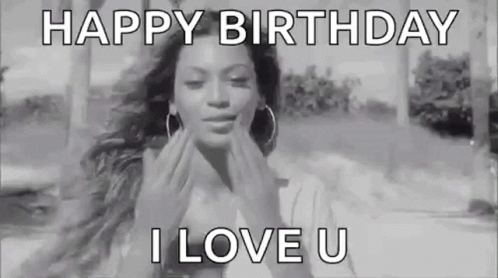Woman Blowing Kiss Saying Happy Birthday I Love U