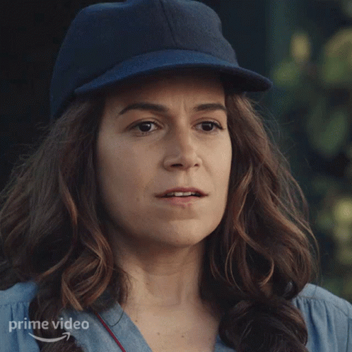 Woman Blue Hat Blue Shirt Prime Video