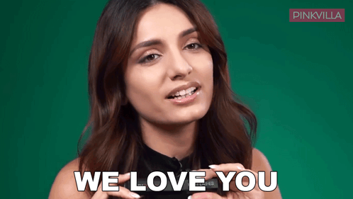 Woman Braces Saying We Love You