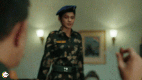 Woman Cadet Salute GIF