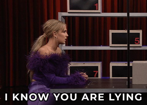Woman Called Out I Know You Are Lying GIF