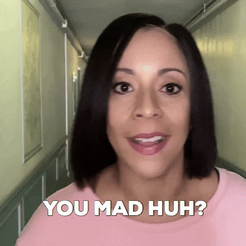 Woman Called Out You Mad Huh GIF